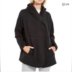 The North Face Women's Crescent Wrap fleece jacket Heather size small